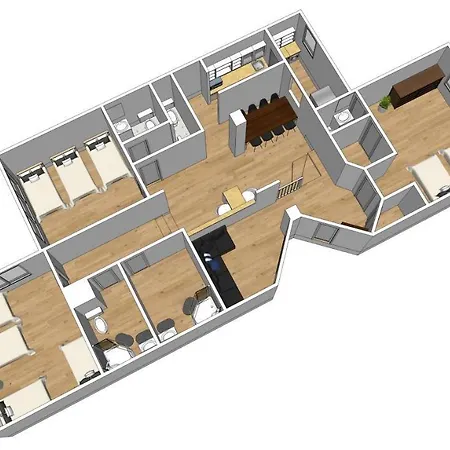 דירה Casa Barvaria East מינכן